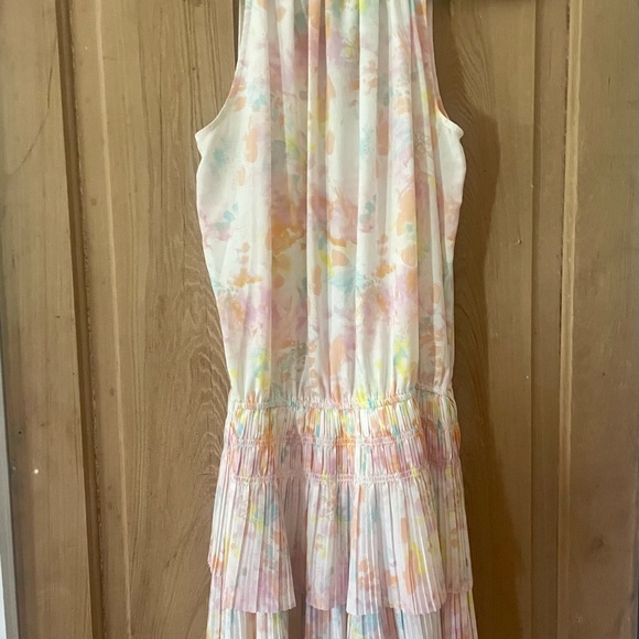 Super cute! Current Air Cara Jacquard Pleated Mini Dress - Picture 3 of 4